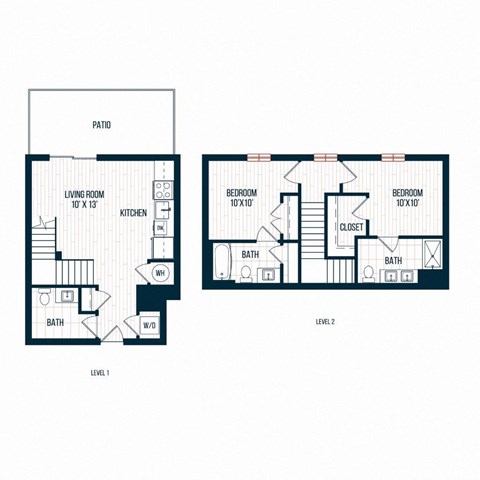 Capitol Rose Luxury Apartments in Washington, DC E3 Floor Plan